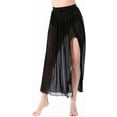 thumbnail image 1 of YooGuoGuo Women's Swimsuit Cover Up Sarong Beach Wrap Skirt Elastic Waistband Swimwear Bikini Cover-ups Midi Maxi Split Skirt, 1 of 6