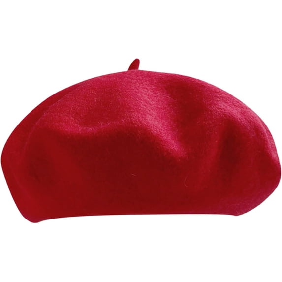 YooGuoGuo Womens Classic French Style Beret Hats Fashion Solid Color Beanie Caps Stretchable Winter Warm Wool Artist Hats