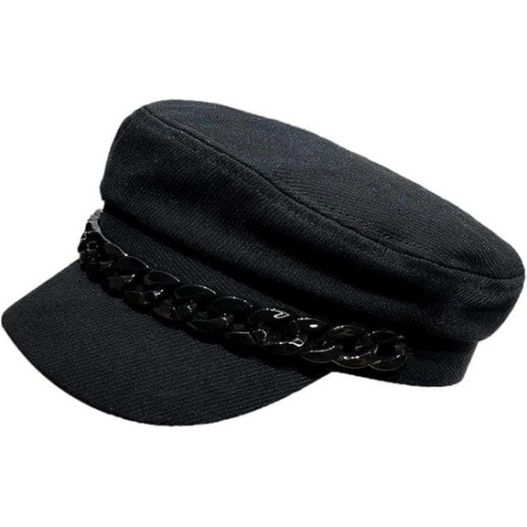 YooGuoGuo Womens Cute Cadet Flat Top Chauffeur Military Corps Visor Sun Cap Newsboy Hat