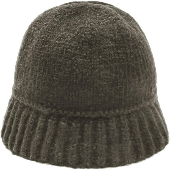 YooGuoGuo Womens Mens Autumn Winter Knit Cloche Hats Handmade Solid Color Fisherman Caps Foldable Floppy Crochet Bucket Hats