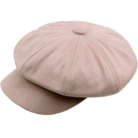 YooGuoGuo Womens Suede 8 Panel Ivy Newsboy Painter Beret Hat Cap