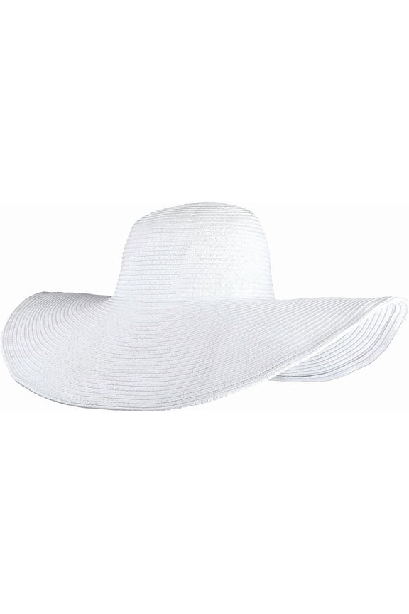 Womens Wide Brim Straw Hat Floppy Derby Hat Large Brim Beach Straw Sun Cap UPF 50+