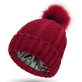 thumbnail image 1 of YooGuoGuo Womens Winter Knitted Beanie Fuzzy Knit Beanie Hat Ribbed Skull Cap Beanie, 1 of 9