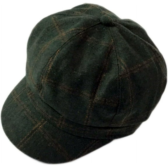 YooGuoGuo Womens Woolen Tweed Ivy British Newsboy Beret Painter Hat Cap