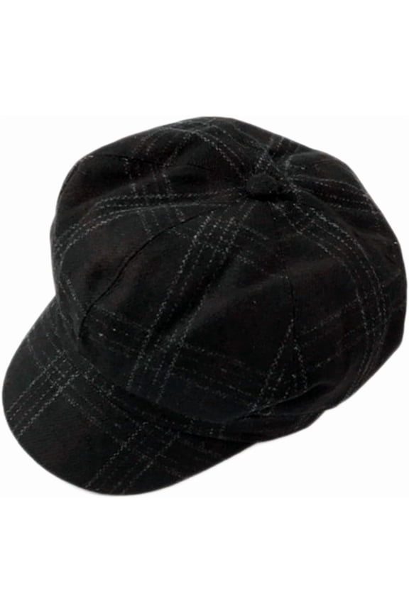 Womens Woolen Tweed Ivy British Newsboy Beret Painter Hat Cap