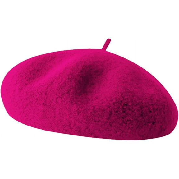 YooGuoGuo Wool Berets for Women - Classic French Beret Hats for Women and Kids, Solid Color Artist Style