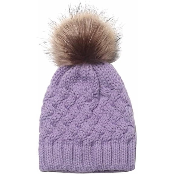 YooGuoGuo Wool Knitted Hat Winter Beanie Hats for Women Warm Soft Slouchy Skully Cap