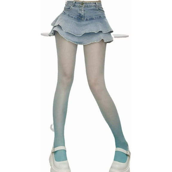 YooGuoGuo Y2K Women's Tights Fishnet Grunge Floral Pantyhose High Waist Sheer Stockings Summer Thin Mesh Lolita Fishnet Stockings