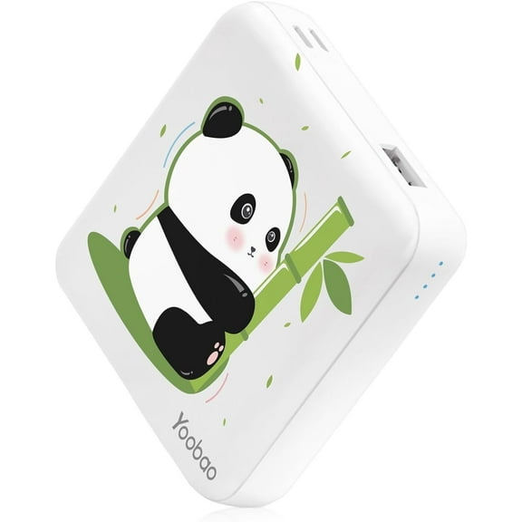 Yoobao Portable Charger 20W 10000mAh Cute USB C in & Out Power Bank Fast Charging, PD 3.0+QC 4.0 High-Speed Charging Phone Battery Pack Compatible with iPhone 14 13 12Pro Max iPad Samsung - White