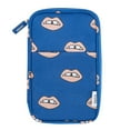 thumbnail image 1 of Yoobi Pencil Case Navy + Peach Lips Pencil Case, Multicolor, 1 of 4