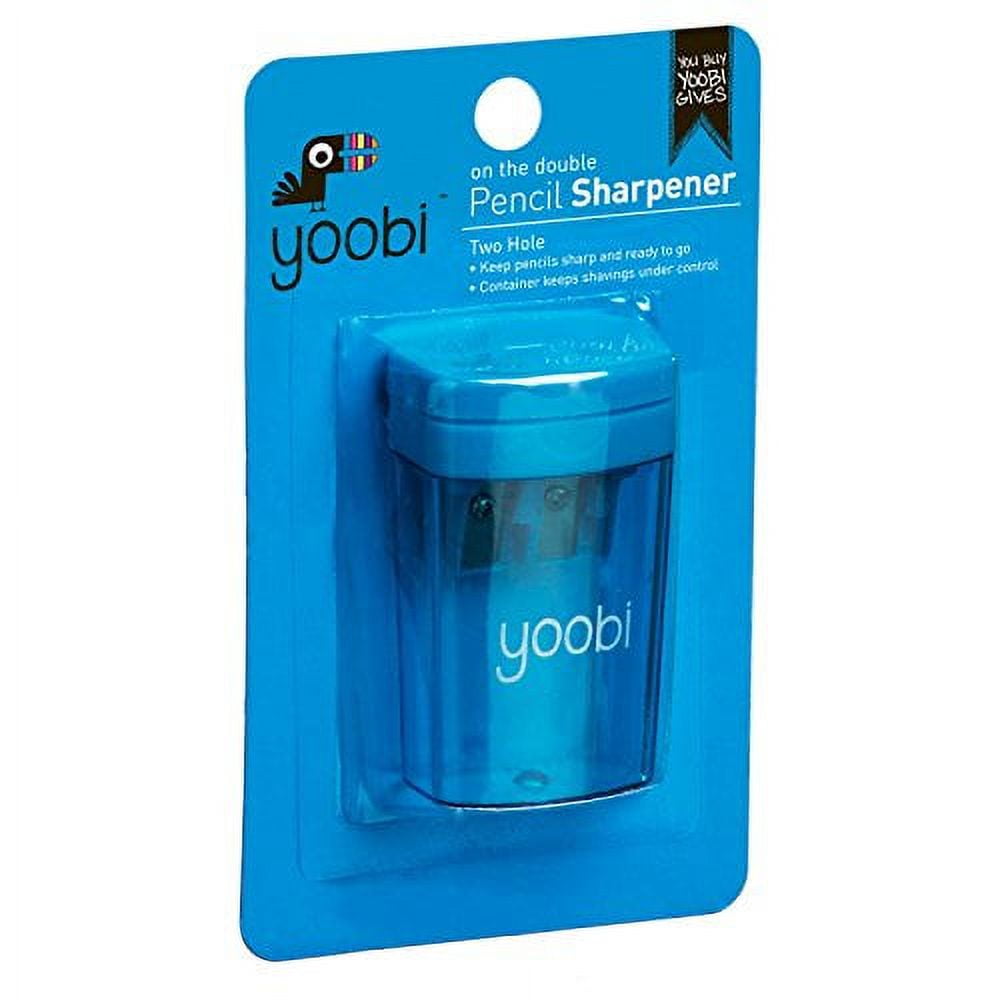 Two Hole Pencil Sharpener Aqua - Yoobi™ : Target