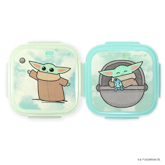 Yoobi X Star Wars Grogu Bento Box 2-Pack Leakproof Lunch Container