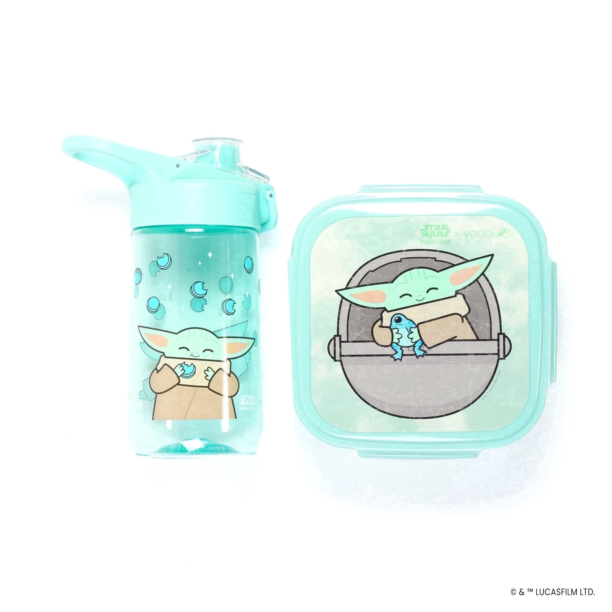 Yoobi x Star Wars Grogu Mealtime Set – Bento Box and Water Bottle