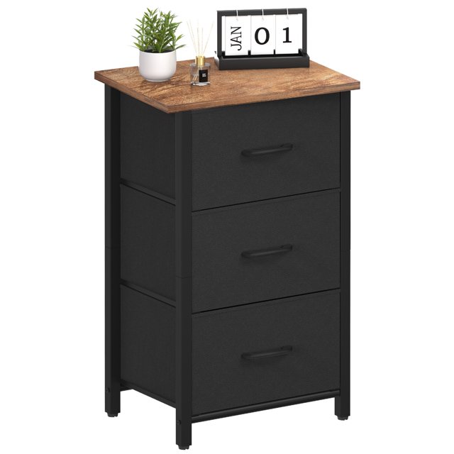 Yoobure Dresser with 3 Fabric Drawers, Storage Drawers Small Dresser