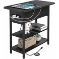 Yoobure End Table with Charging Station Flip Top Side Table with USB