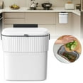 thumbnail image 1 of Yooci 2 Gallon Hanging Trash Can with Lid Kitchen Compost Bin for Under Sink, Plastic Wall-Mounted Garbage Can, Small Kitchen Trash Bin, Small Trash Can with Lid for Cupboard Countertop, 1 of 9