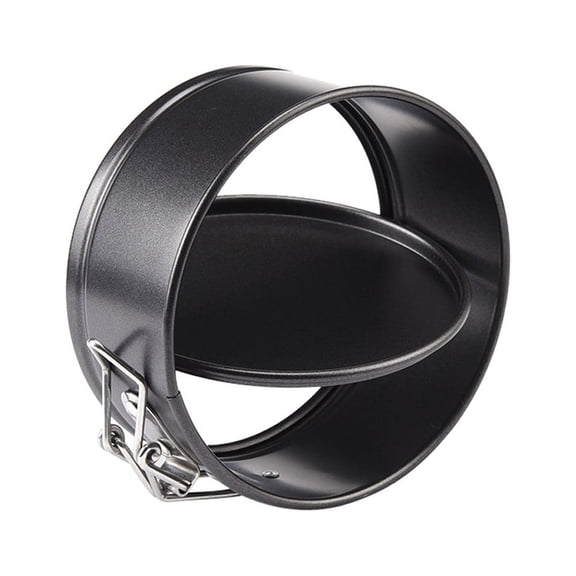 Yooci 4-Inch (11CM) Black Round Spring-Form Cake Pan with Lock-Buckle – Non-Stick Baking Mold for Delicate Cakes
