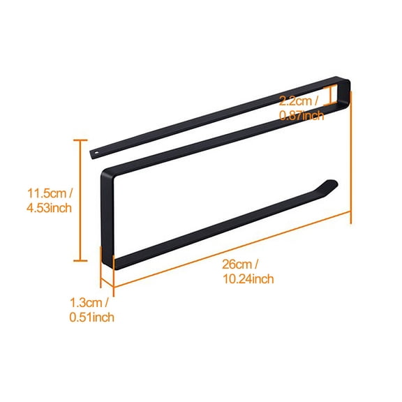 Yooci Black Toilet Paper Holder – Stylish & Functional Bathroom Accessory