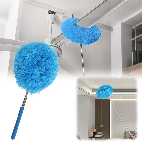 Yooci Extendable Ceiling Fan Cleaning Duster Brush Blue
