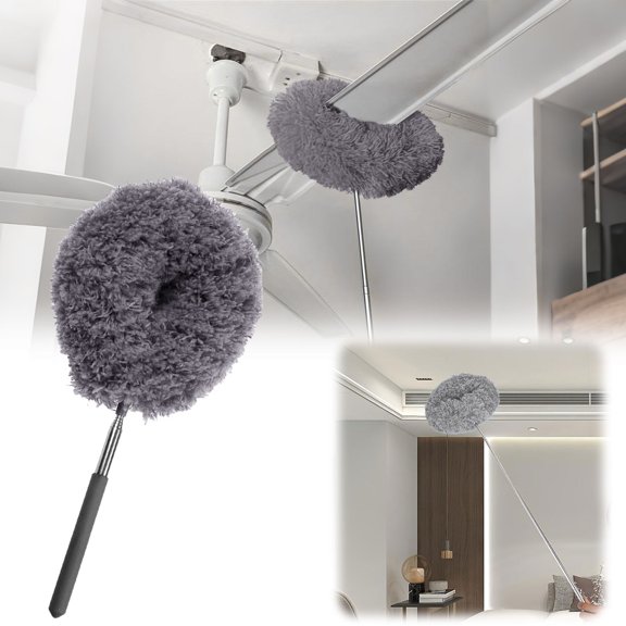 Yooci Extendable Ceiling Fan Cleaning Duster Brush Gray