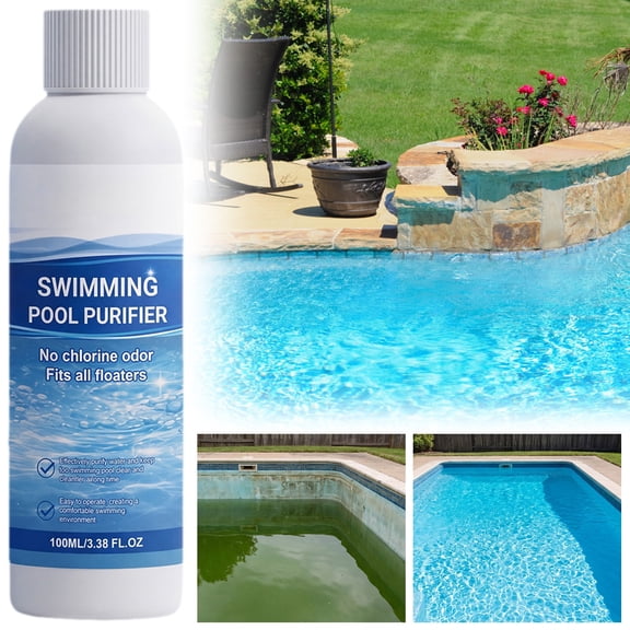 Yooci Long Lasting Pool Clarifier and Water Odor Remover Solution for Spas and Hot Tubs