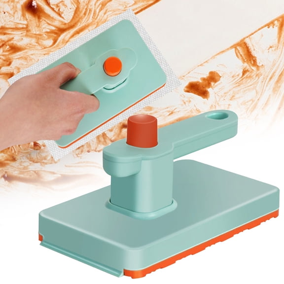 Yooci Mini Desktop Mop for Kitchen and Countertop, Portable Small Hand Mop 15x9cm, Light Green