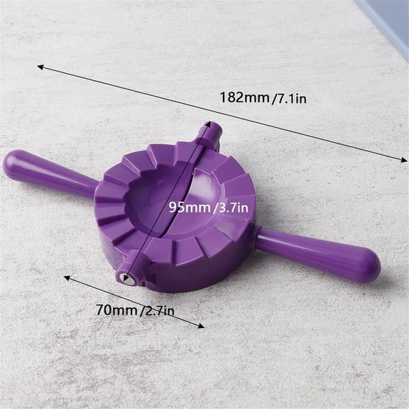 Yooci Mini Purple Dumpling and Wonton Mold – Compact Pastry Press for Gyoza, Ravioli, and Samosas