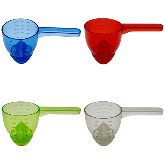 Yooci Multipurpose Convenient Measuring Spoon Funnel Four-Color Mix Set