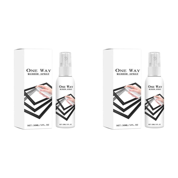 Yooci Privacy Mirror Window Film Spray Heat Insulation and UV Blocking Glass Cleaner 2 Pack