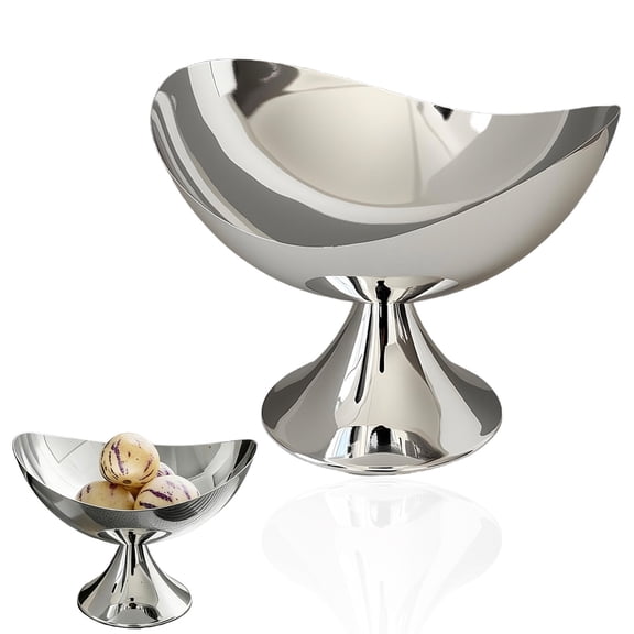 Yooci Small Crescent Moon Shaped Decorative Tray for Home Decor