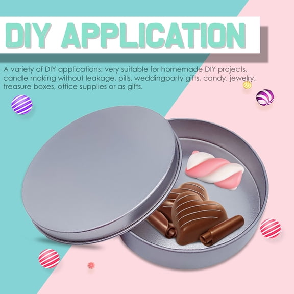 Yooci Tin Metal Sugar Cookie Biscuit Flat-Lid Tin Box – Classic Storage & Gift Container