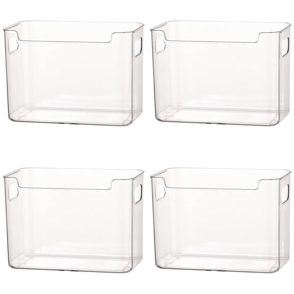 Yooci Transparent S-sized 12x12 Refrigerator Side-door Storage Box in Fridge, Practical Space-saving Easy-clean Organizer