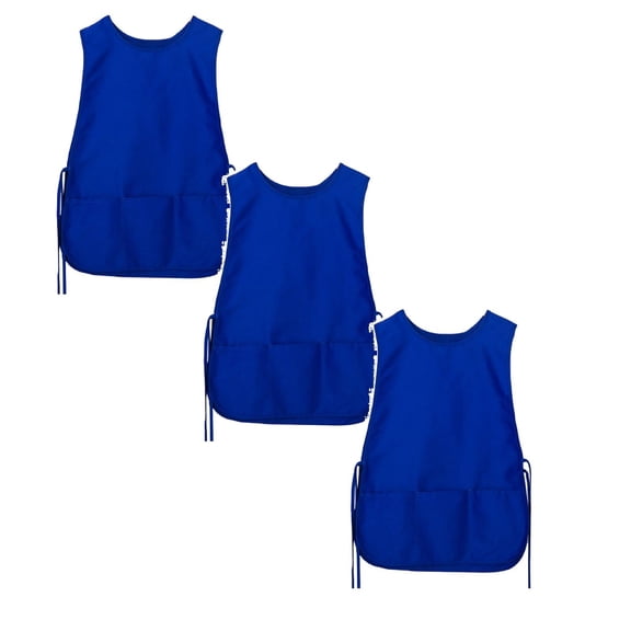 Yooci Work Apron - Practical Multi-purpose Smock for Cooking, Painting & Crafts(3PC)