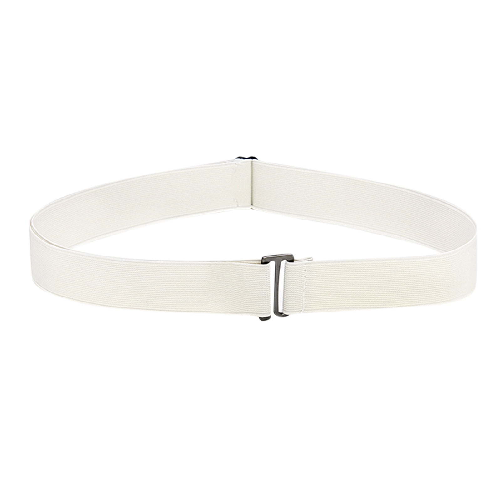 White  Wide Waist Belt Elastic Stretch White Belt Hip Elastic Waistband Waist Stretch Fabric Square  main image 2