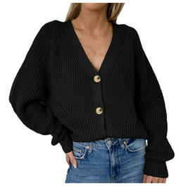 Black cardigan sweater walmart best sale