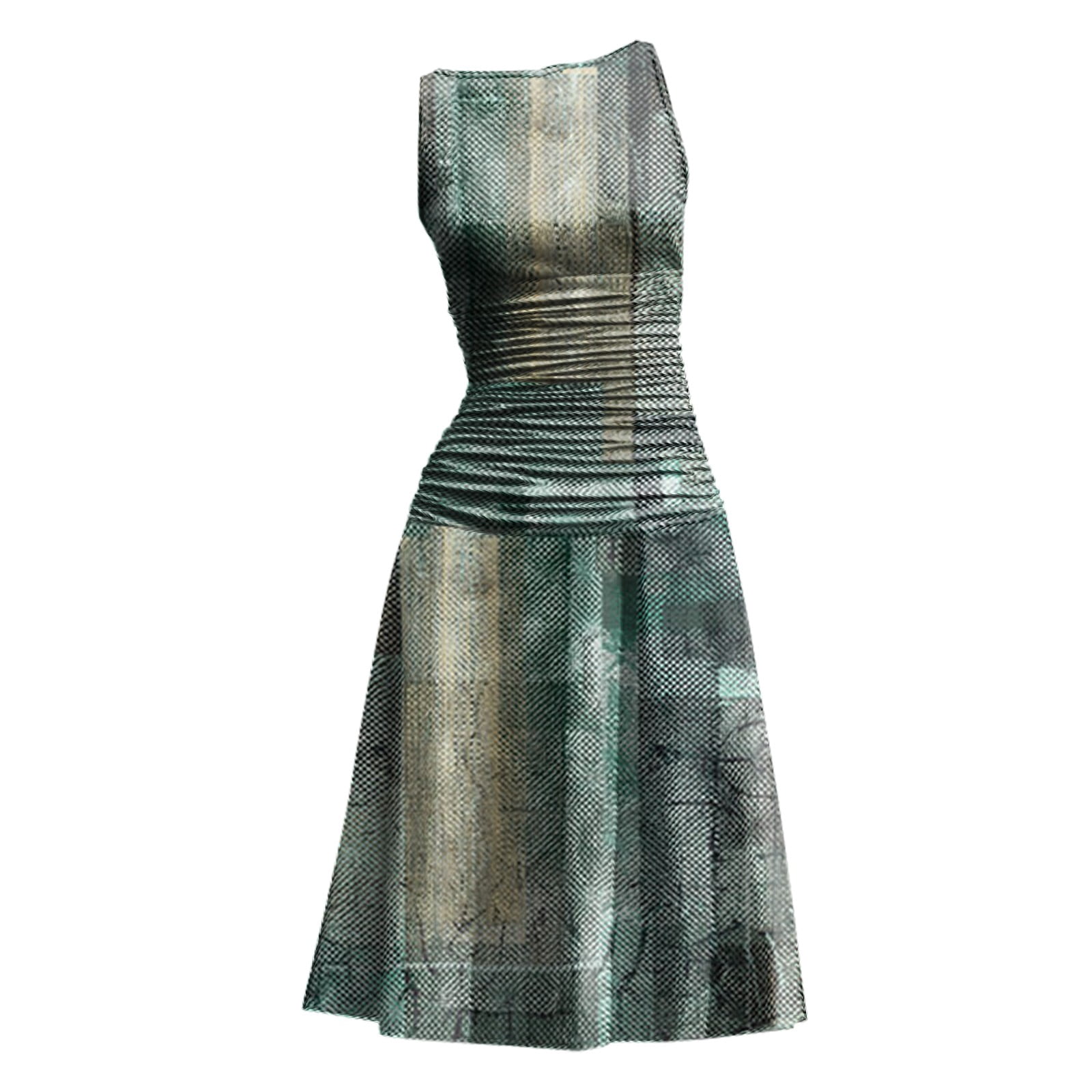 Yoodem Dresses Women Holiday Dresses for Women's Straps Hanging Neck Casual Dress Elastic Summer Fit Comfortable Casual Dress Party Dresses for Women Brown L