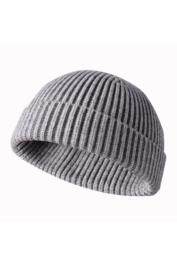 Hat Acrylic Winter Womens Knit Knitted Hat Cap Men Warm for Women Baseball Caps Gray One Size
