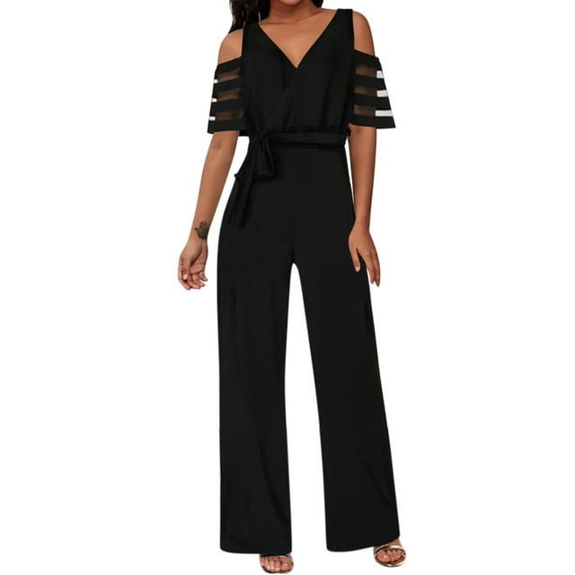 Yoodem Jumpsuits for Women Dressy Jumpsuit with Tummy Control Women