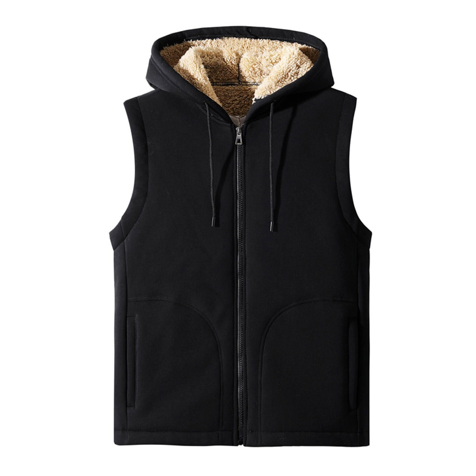 Yoodem Mens Vest Winter Coats for Men's Winter Fleece Coat Jacket Soft