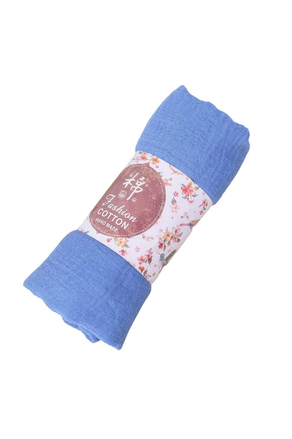 Scarf for Women Shawl Wraps for Women Large Size Breathable Cotton Scarf Headkerchief for Women Muslim Head Neck Headwear Wrap Shawl Shawls and Wraps for Evening Dresses Sky Blue One Size