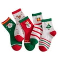 thumbnail image 1 of Yoodem Socks 5 Socks Socks and Pairs Cartoon Baby Girls Boys Cotton of Children's Socks in Socks Red L, 1 of 9