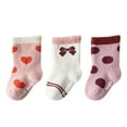 thumbnail image 1 of Yoodem Socks Toddlers Boys Girls Winter Thick Warm Heavy Thermal Cozy Crew Warm Boot Socks 3 Pairs F M, 1 of 4