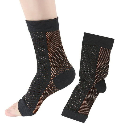 Yoodem Socks Unisex Socks Comfortable Ankle Heel Function Compression Heel Socks D L