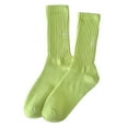 thumbnail image 1 of Yoodem Socks Women Thin Cotton Socks Soft Cotton Bootie Socks Women Above Ankle Crew Socks Green One Size, 1 of 4