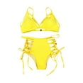 thumbnail image 1 of Yoodem Swimsuit for Women One Piece Swimsuit Women Womens Push Up Bikini Set Swimsuit Swimwear Brazilian Bathing Suit Tankini Swimsuits for Women Yellow S, 1 of 4