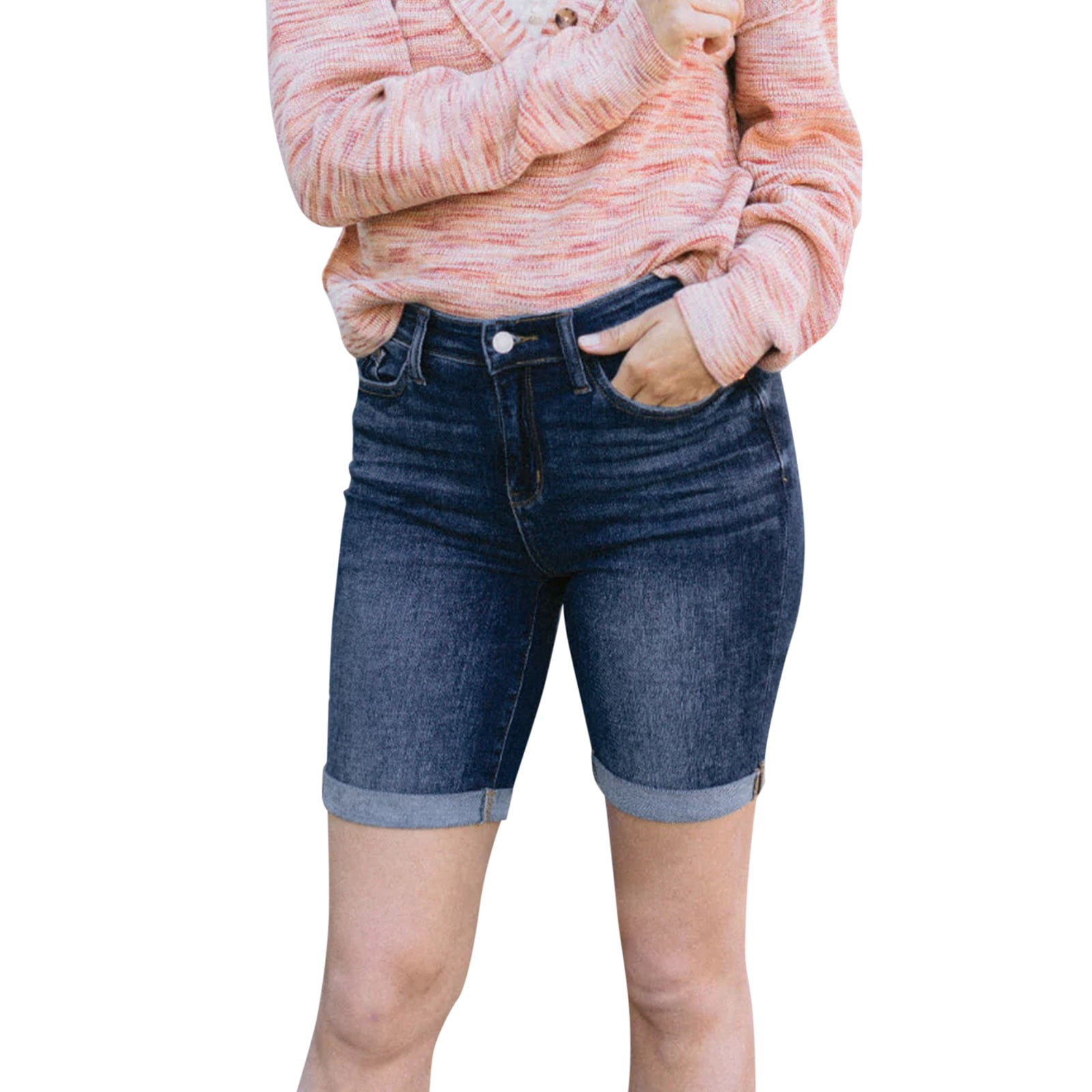 MATIN KIM ■ HEM POINT BERMUDA DENIM PANTS FOR WOMEN デニム MUSINSA | MATIN KIM HEM POINT BERMUDA DENIM PANTS FOR WOMEN