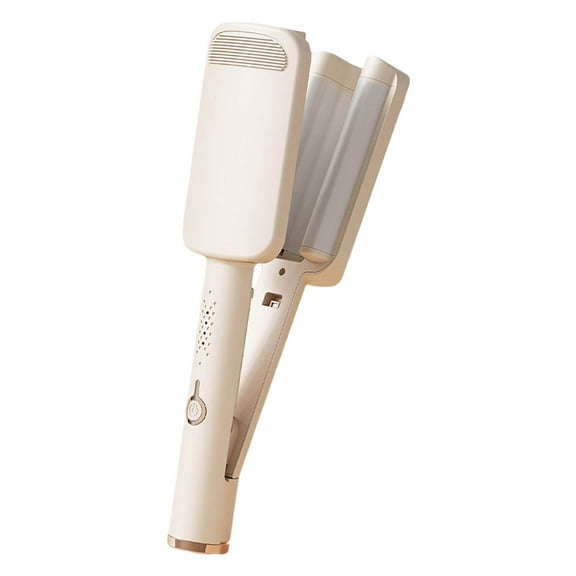 Yoofe 2 Barrels for Hair 32 Mm Wavy Hair Curler Curling Curls with 4 Temperatures Portable Ceramic Hair Styling Tool for Long Short Hair