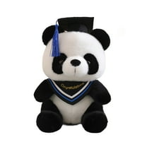 Yoofe Graduation Panda Bear 10.23 Inches – Class of 2025 Stuffed Animal Plush, Preschool Graduation Gifts for Kids, Inspirational Bear Plush Toy for High School or College Grads(Blue)