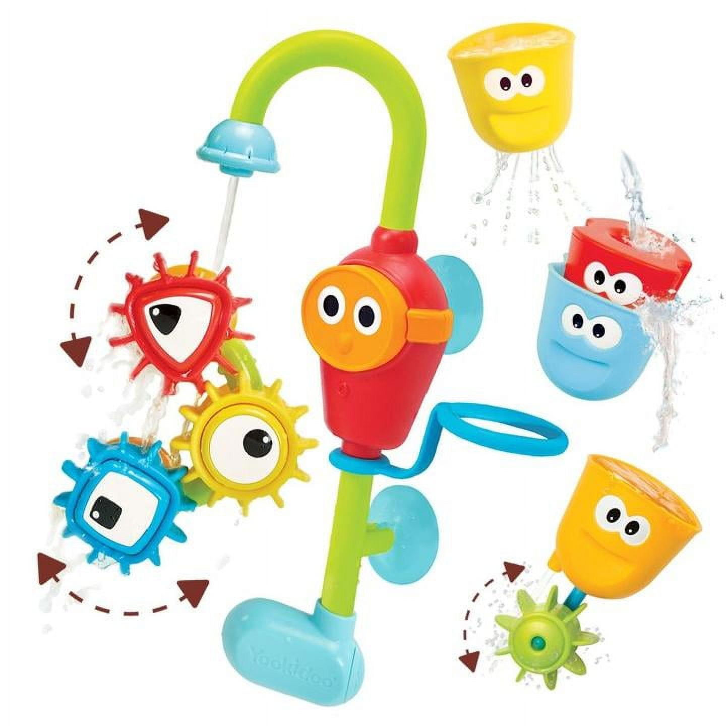 Fridja Baby Bath Toys Bathtub Suction Cup Toy Safe Material Pipe Connection  Shower Toy