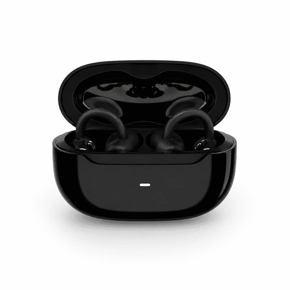 Yookie YKS96 Wireless Earbud Retail Packaging with USB-C Cable, Black